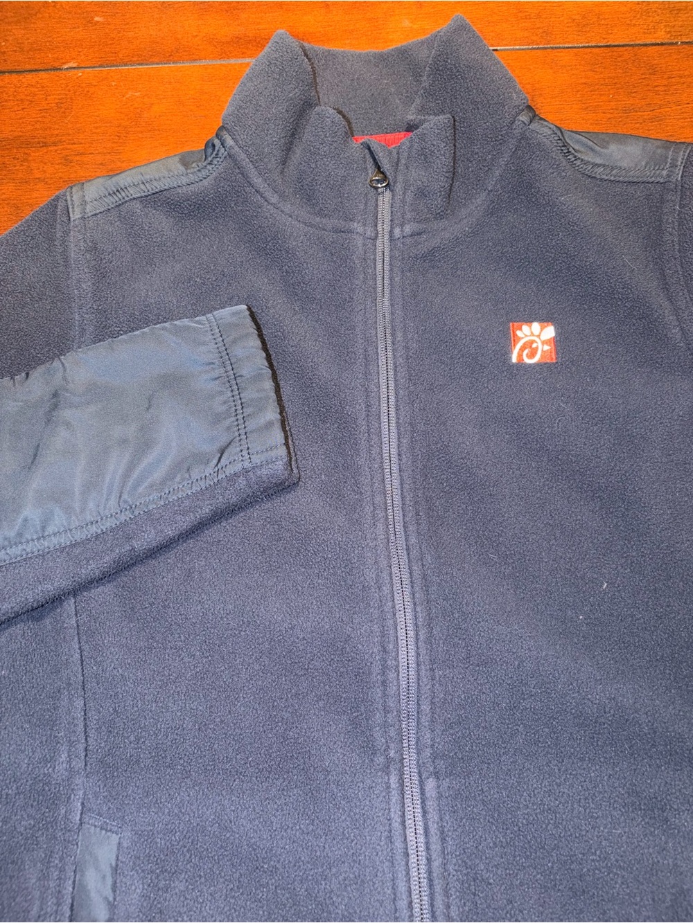 OOBE Chick-fil-A Team Style Full-Zip Fleece Employee Uniform Jacket Large